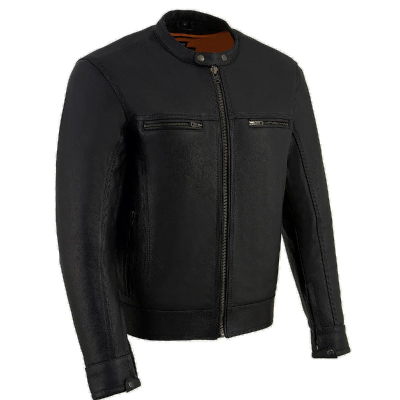 Sale Alert Milwaukee Leather MLM1551 Men's Black Cool-Tec Leather Sporty Lightweight Scooter Style Motorcycle Jacket w/ Liner Sale Alert Milwaukee Leather MLM1551 Men's Black Cool-Tec Leather Sporty Lightweight Scooter Style Motorcycle Jacket w/ Liner