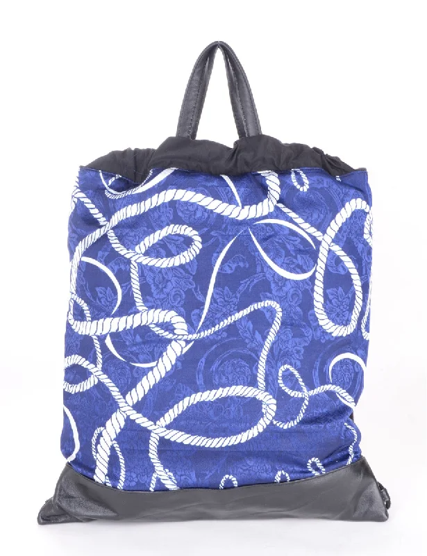 Huge Savings Vintage Beyond Retro Label Drawstring Backpack With Handle - L