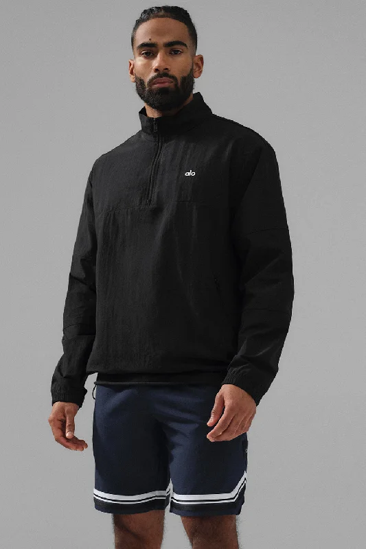 Weekend Deal Lightweight Takeaway Track Pullover - Black