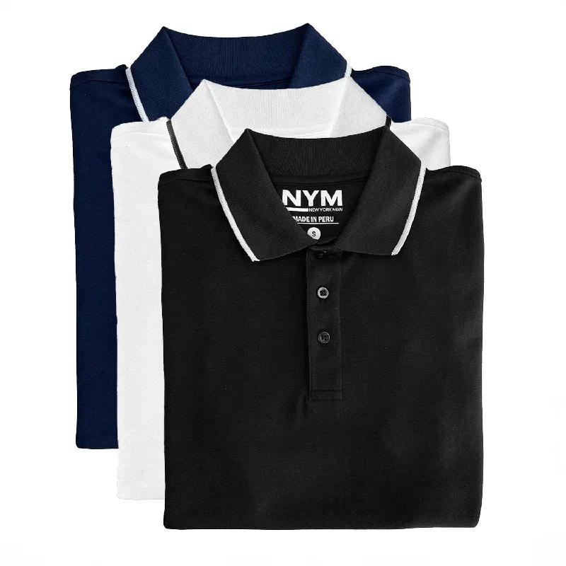 Online Only Pima Cotton Polo Shirt by NYM