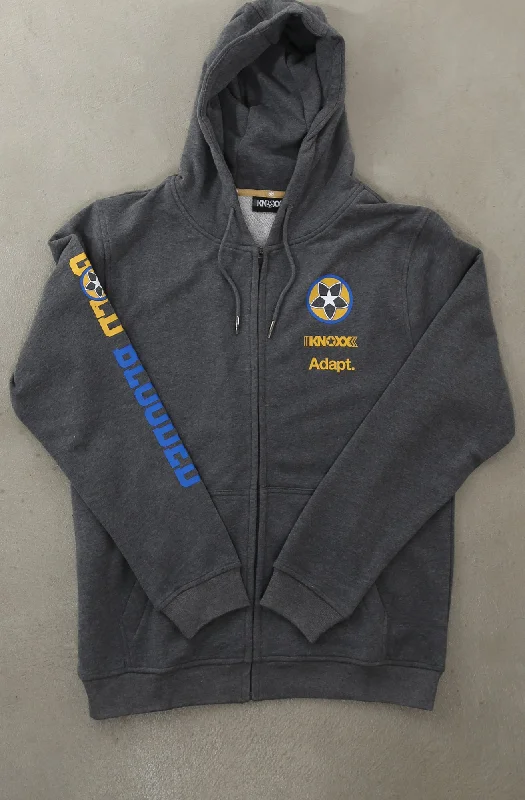 Weekend Discounts to Delight KNOXX X Adapt :: Gold Blooded KNX (Men's A1 Charcoal/Royal Zip Hoody)