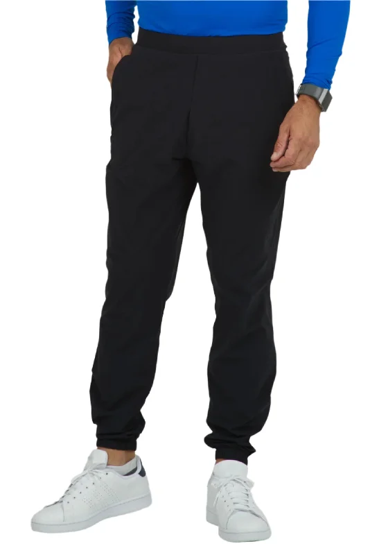 Daily Deals IBKUL Men's Solid Joggers - Black