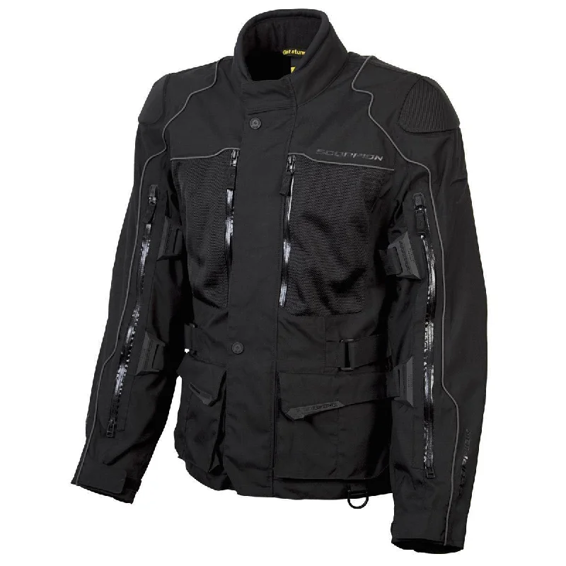 Crazy Savings Scorpion Yosemite XDR Men's Black Textile Jacket with Armor