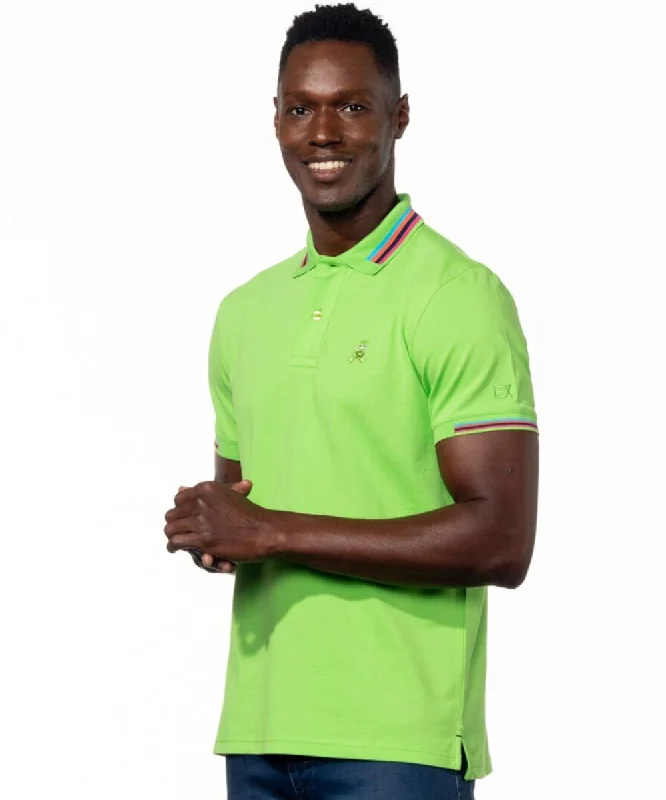 Can't Miss Solid Lime Green Polo by EightX
