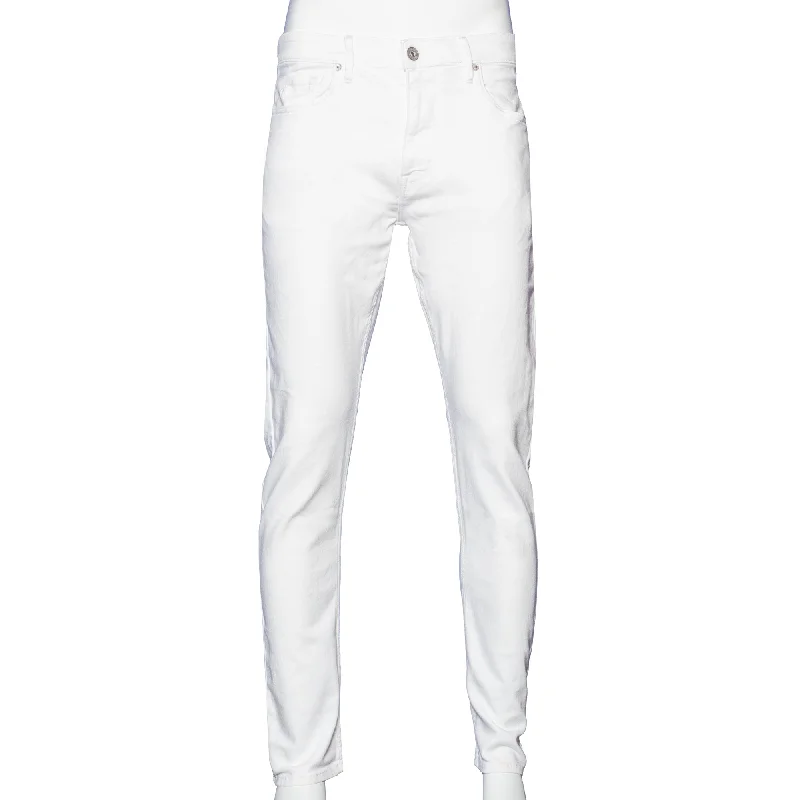 Weekend Deals to Make You Smile Soft Stretch Slim Fit Jeans - White