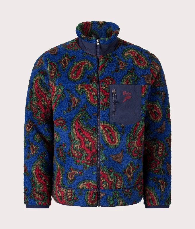 Mega Deal Paisley Pile Fleece Jacket
