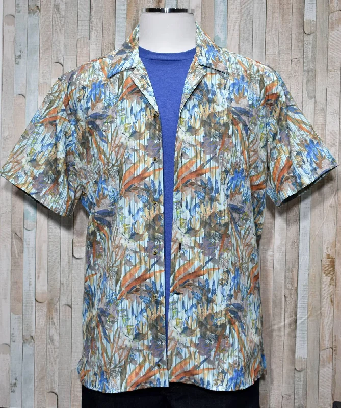 Special Buy W492S Emerald Floral Camp Shirt