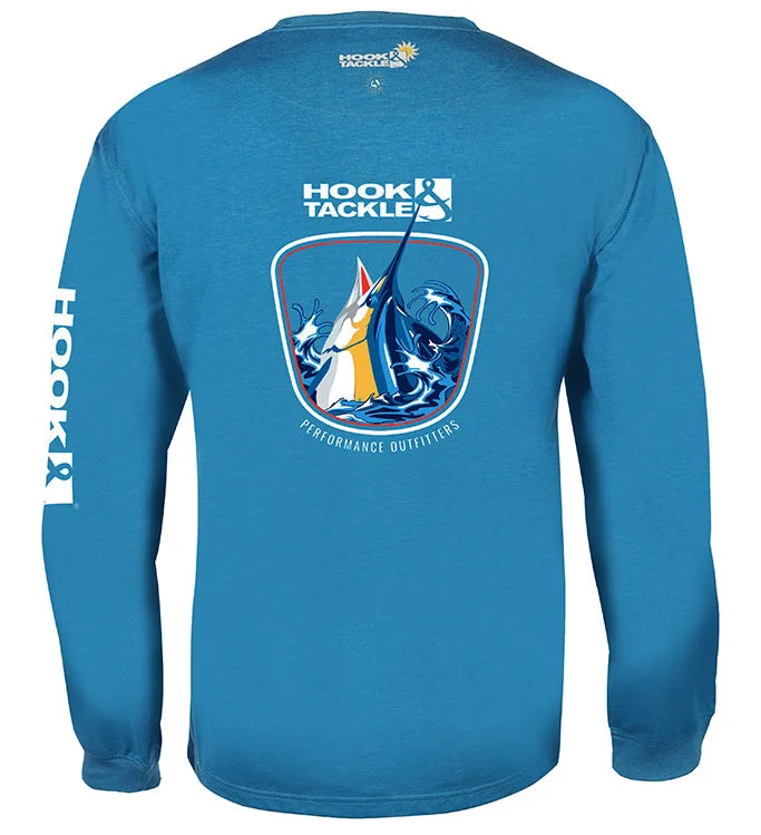 Daily Deals Men's Marlin Thrust L/S UV Fishing T-Shirt