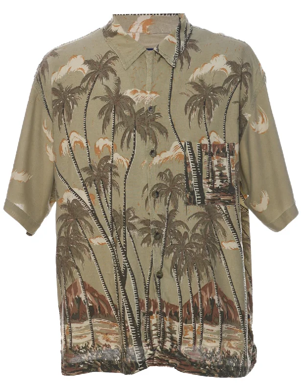 Stock Clearance Tropical Hawaiian Shirt - L