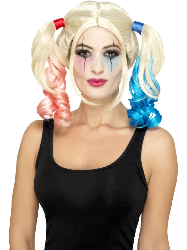 Weekend Bargains Just for You Twisted Harlequin Halloween Wig