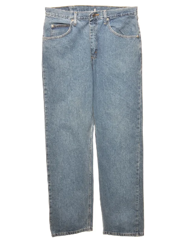 Shop and Save Wrangler Faded Wash Straight-Leg Jeans - W32 L32