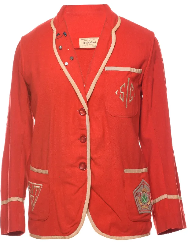 Amazing Value Vintage Button Front Blazer - M