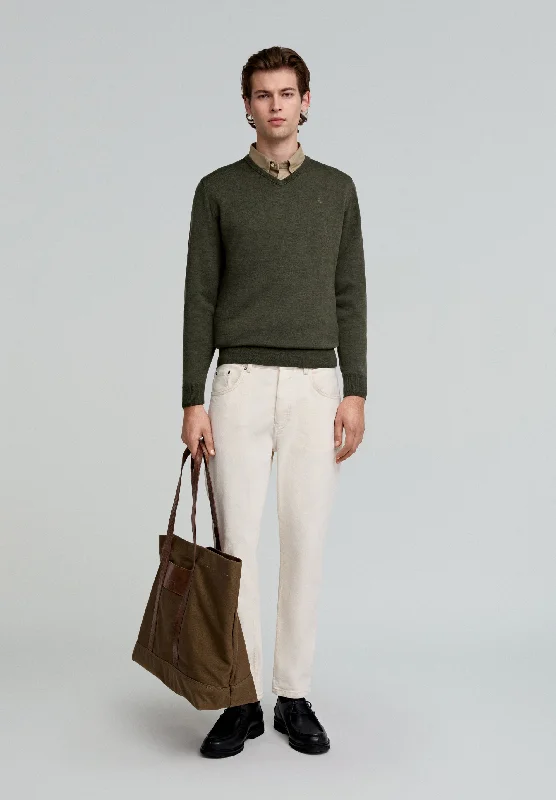 Price Reduction V-NECK WOOL SWEATER