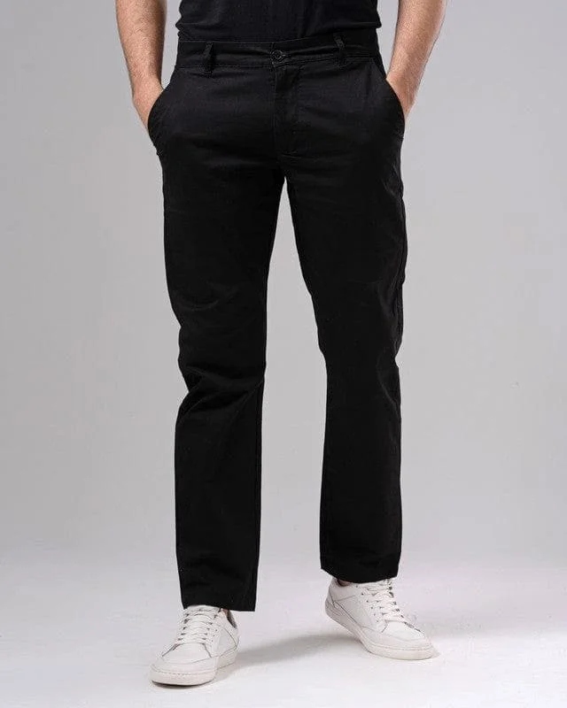 Today’s Deal Slim Fit Chino Pants - BLACK