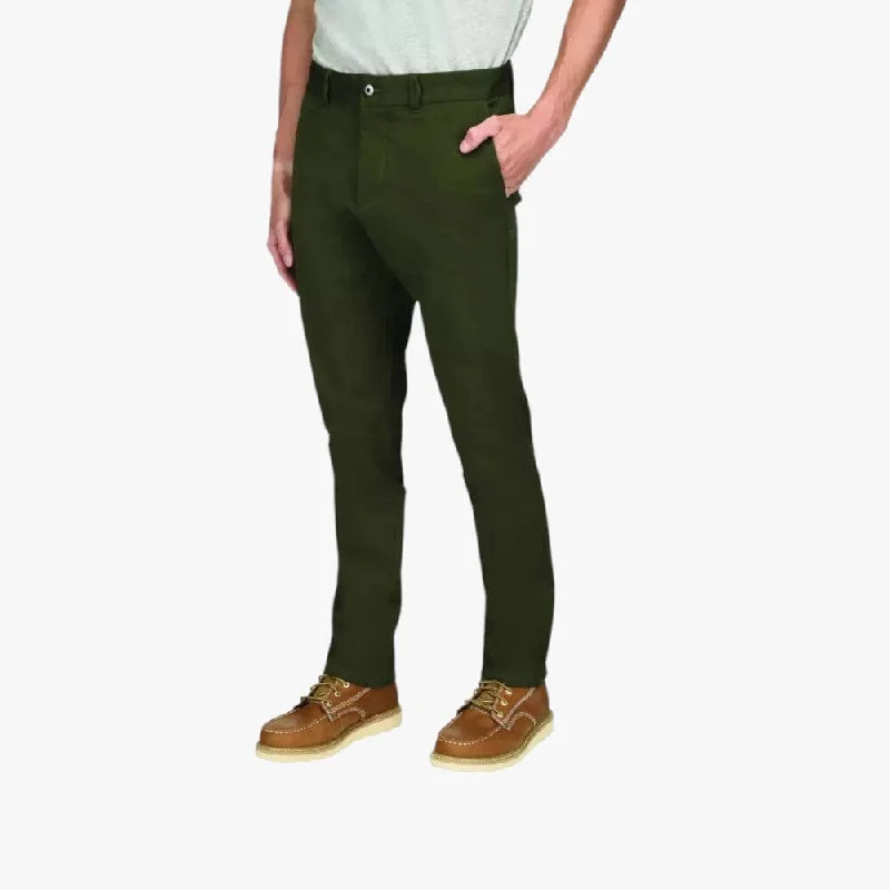 Amazing Deals Caterpillar Mens Slim Stretch Chino Pants Rifle Green