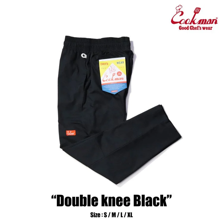 Weekend Deal Cookman Chef Pants - Double Knee Ripstop : Black
