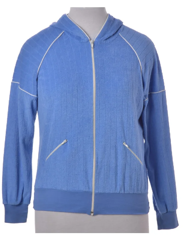 Hot Deal Velour Fabric Old School Track Jacket
