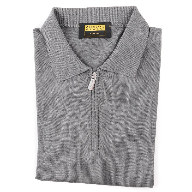 Crazy Savings Svevo Superfine Silk Polo Sweater