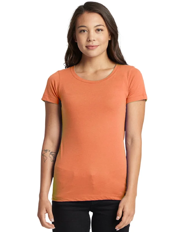 Price Meltdown Next Level Ladies Ideal Short Sleeve Crew Tee | Light Orange