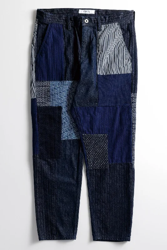 Early Access PATCHWORK PANTS RINSE