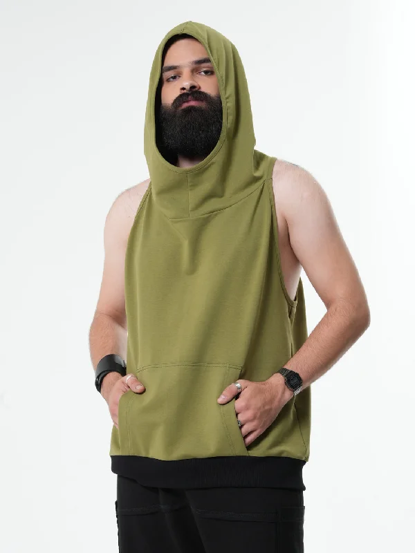 Weekend Discounts to Delight Mens Sleeveless Hoodie