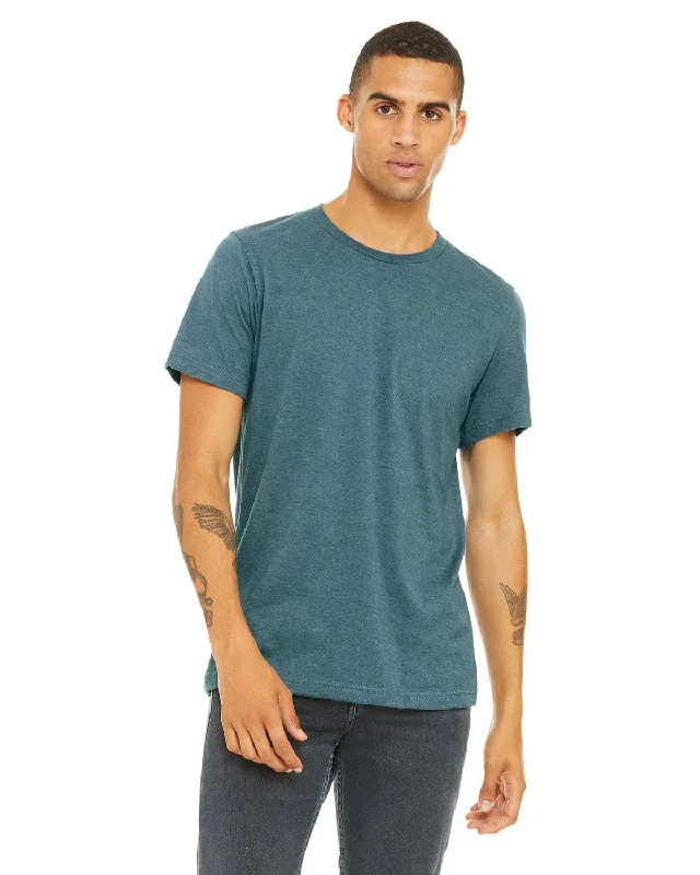Epic Deals Bella+Canvas Unisex Heather CVC T-Shirt | Heathr Deep Teal