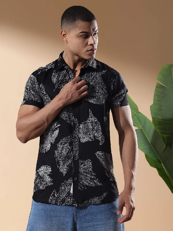 New Arrival Half Casual Printed Cotton Shirt Regular Fit For Man