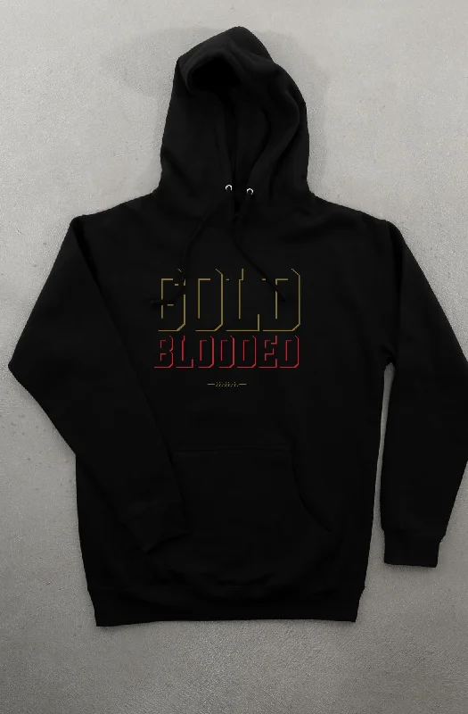 Midnight Madness Gold Blooded Eclipse (Men's Black/Red Hoody)