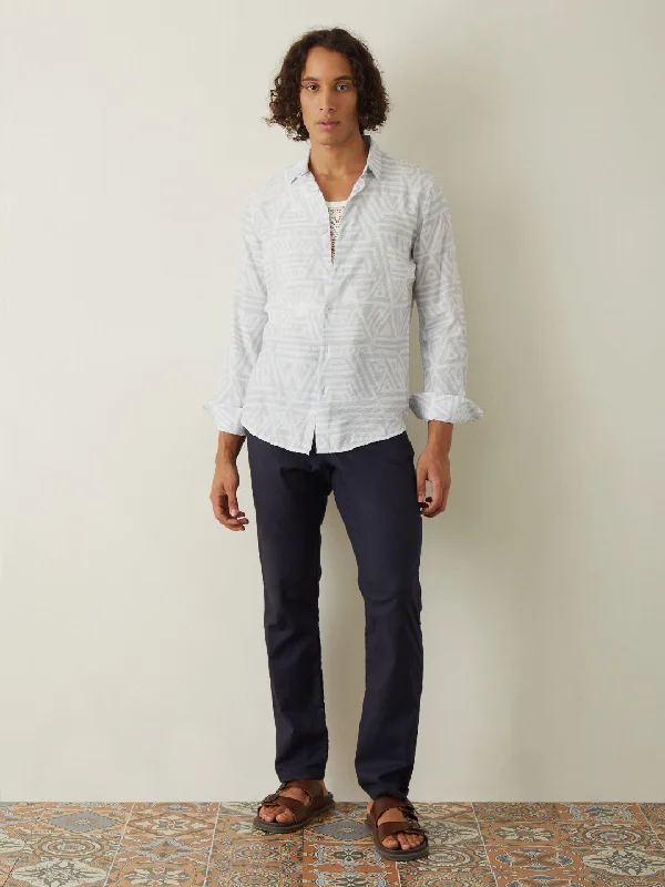 Today Only Blue Printed Casual Shirt