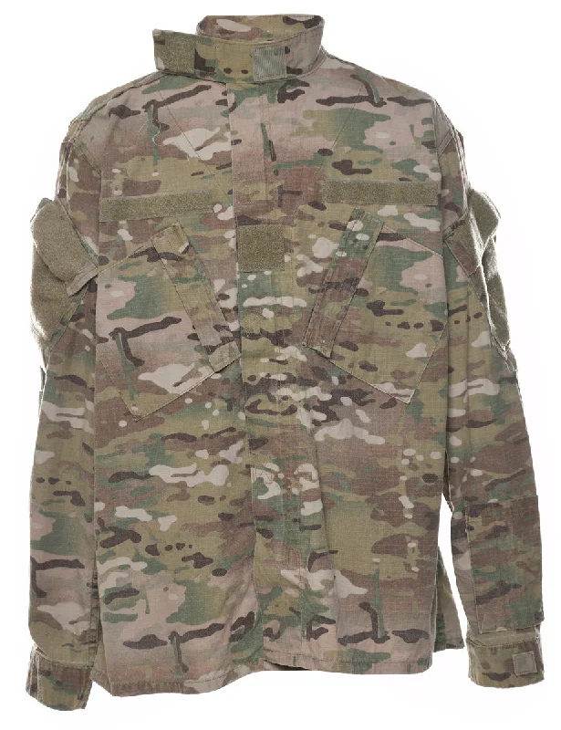 Unbeatable Prices Woodland Camouflage Print U.S Army Military Jacket - XL