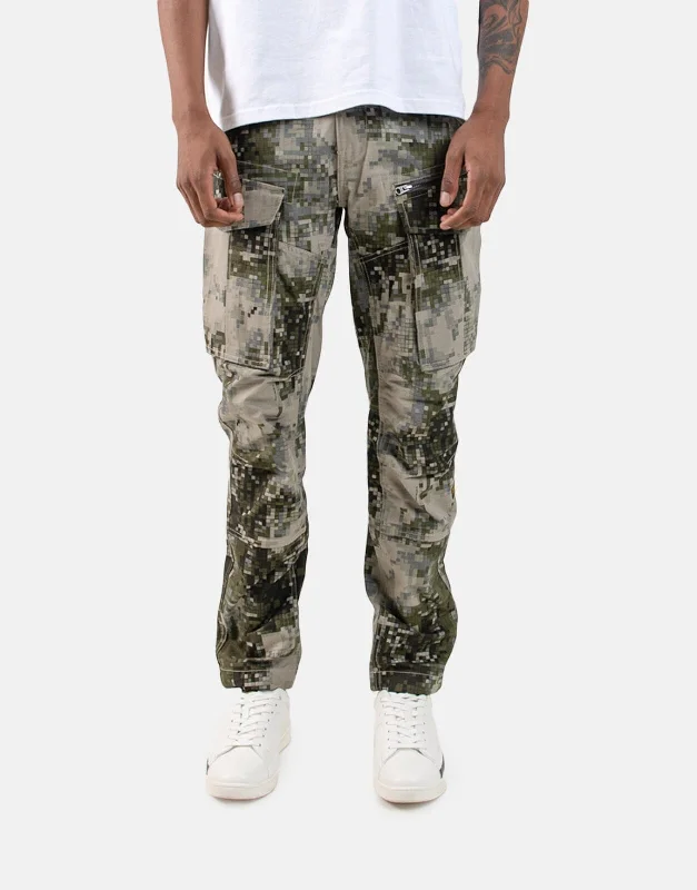 New Arrival G-Star RAW Rovic Zip 3D Digital Print Regular Tapered Cargo Pants