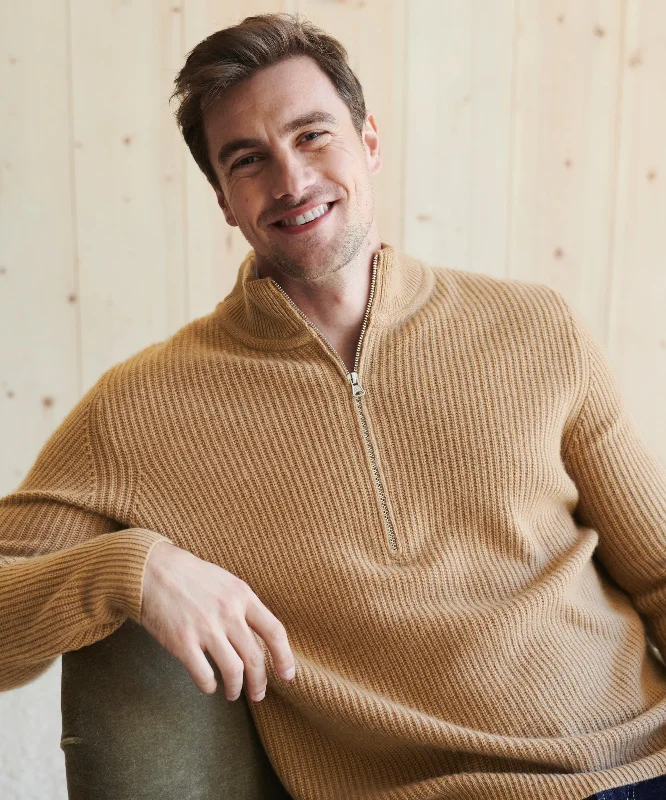 Weekend Deal Men's Wool Half Zip