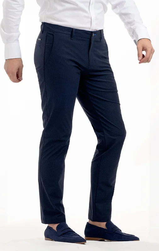 Flash Sale Performance Pants // NAVY HOUNDSTOOTH
