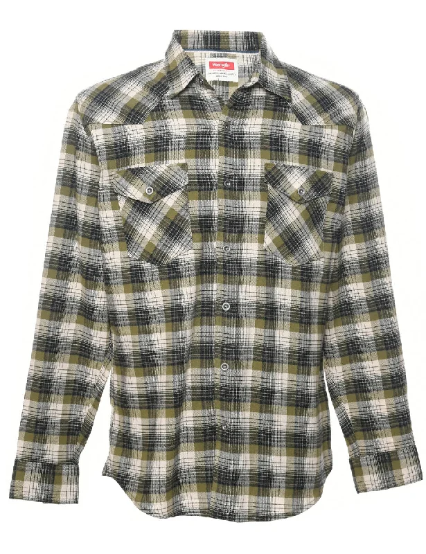 Savings Bonanza Wrangler Checked Shirt - M
