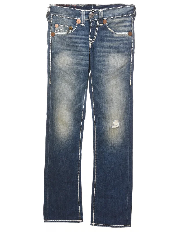 Weekend-Only Price Drops True Religion Medium Wash Contrast Stitch Jeans - W30 L32