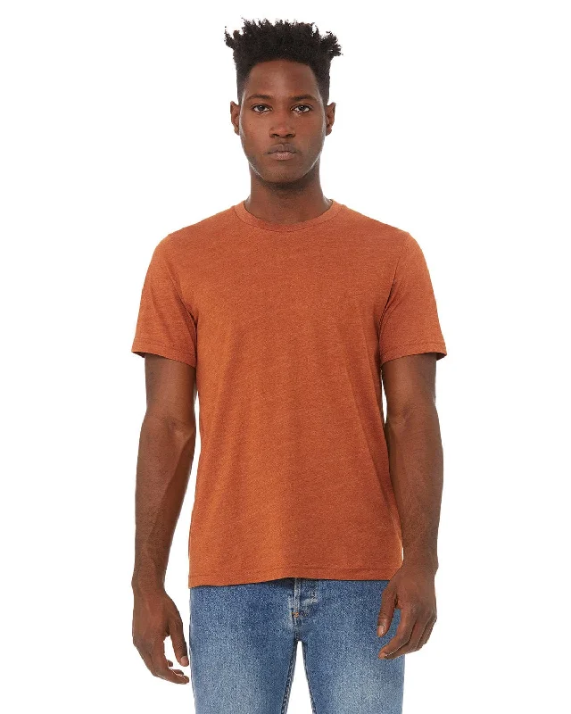 Closeout Sale Bella+Canvas Unisex Heather CVC T-Shirt | Heather Autumn