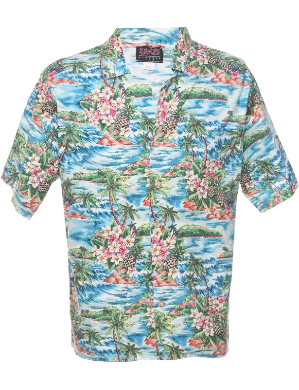 The Best Prices Tropical Hawaiian Shirt - M