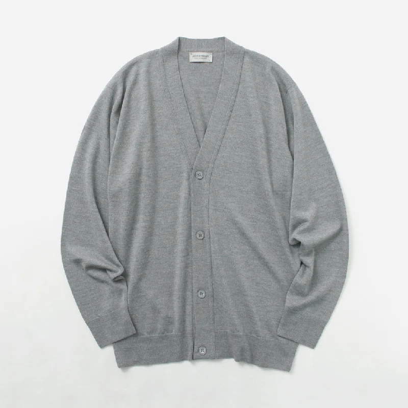 Holiday Sale John Smedley / Merino羊毛24量规V领针织开衫