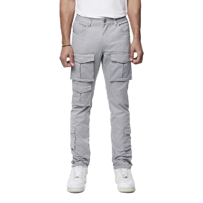 Massive Savings Slim 10 Pocket Twill Pants - Ultimate Grey
