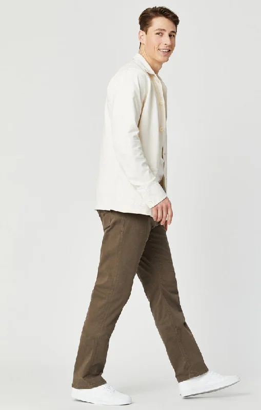 Super Bargain MATT RELAXED STRAIGHT LEG IN MOREL SATEEN TWILL