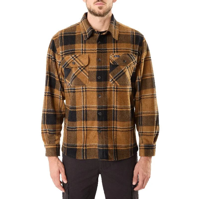 One-Day Only PRINTED PLAID MICROFLEECE SHIRT