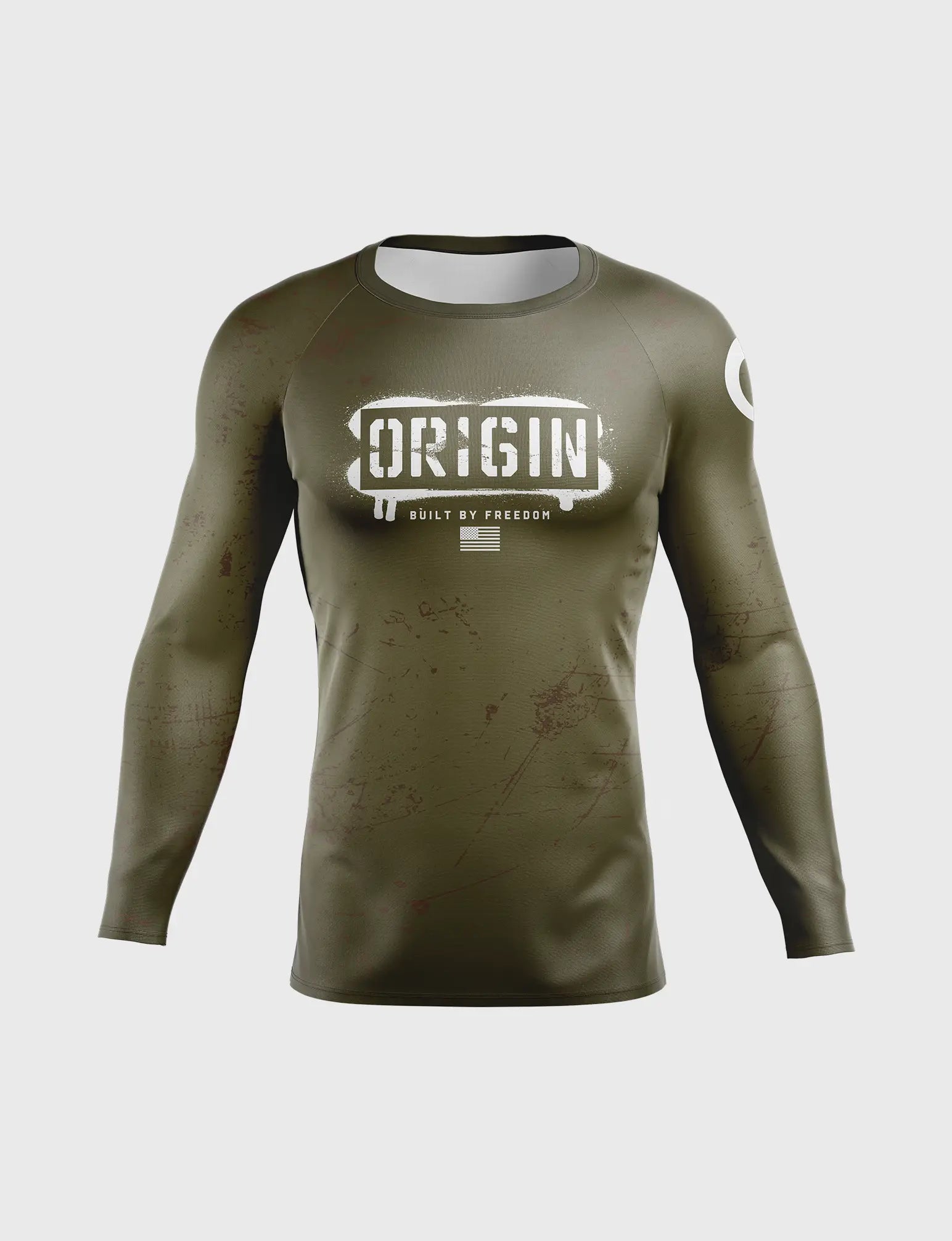 New Deal STENCIL CASE RASHGUARD COMPRESSION LS
