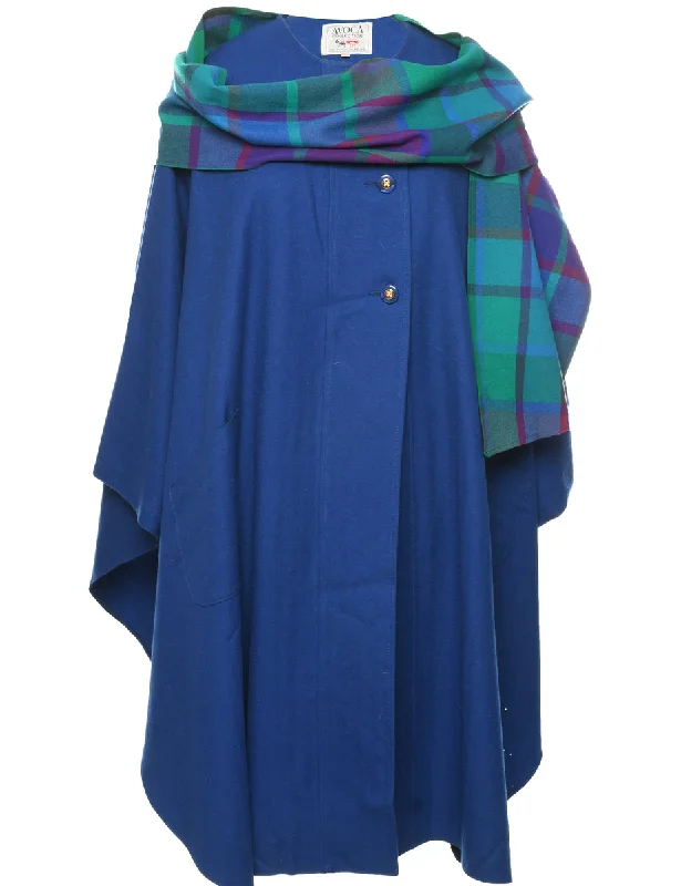 Instant Discount Wool Single Breasted Cape - L