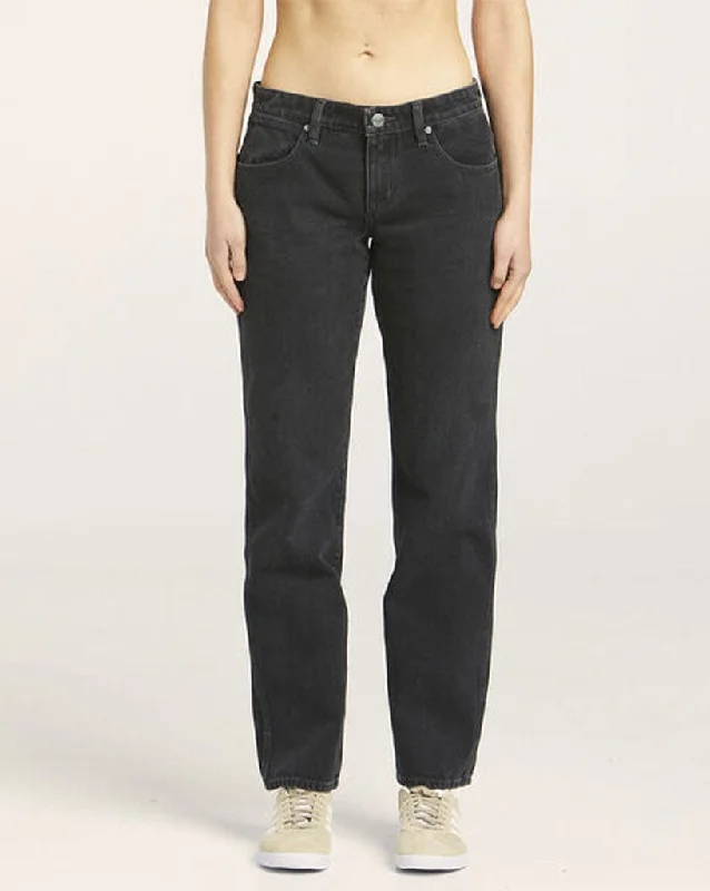 Mega Sale Low Rise Claudia Straight - Widow Black