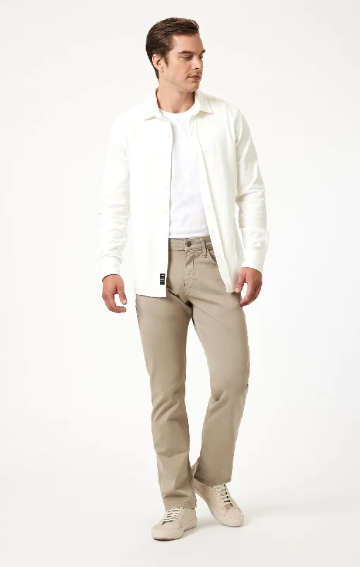 Markdowns MATT RELAXED STRAIGHT LEG IN SAND CASUAL TWILL