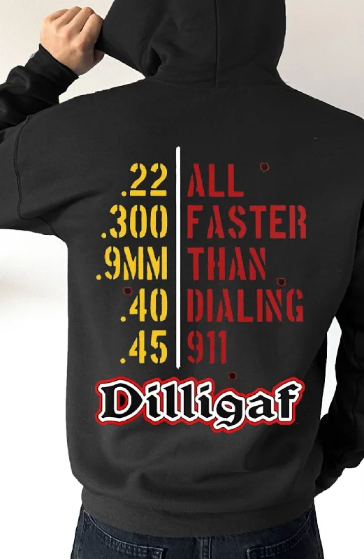 Price Break All Faster Than Dialing 911! Pullover Hoodie