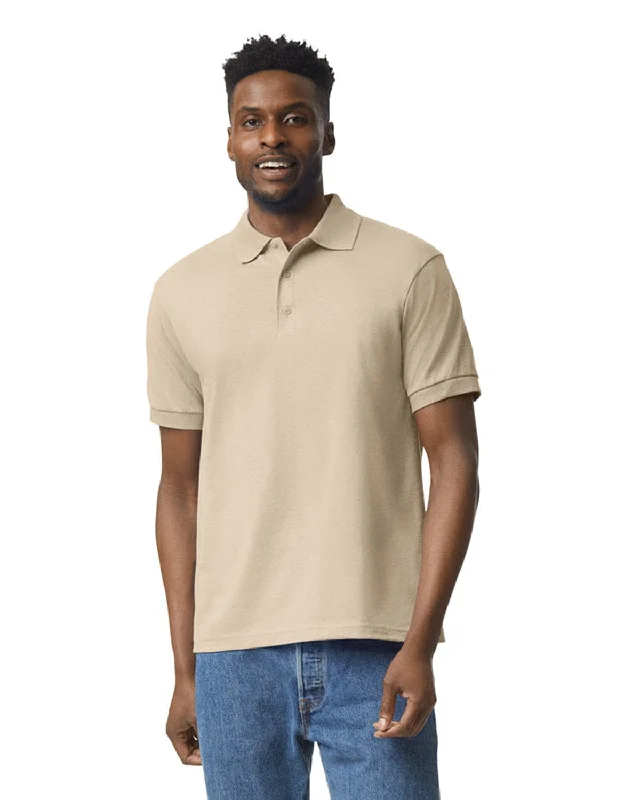 Weekend Offers That Please Gildan DryBlend 50/50 Jersey Knit Polo Shirt | Sand
