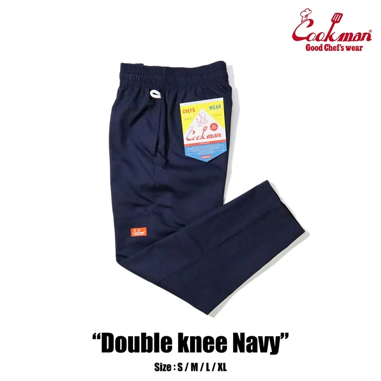 Limited Availability Cookman Chef Pants - Double Knee Ripstop : Navy