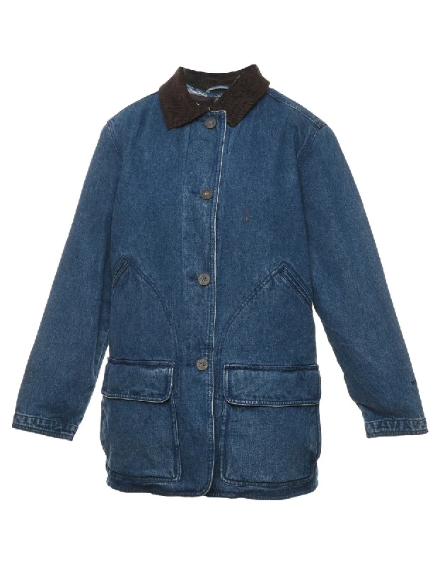 Deal of the Day Woolrich Medium Wash Denim Jacket - M