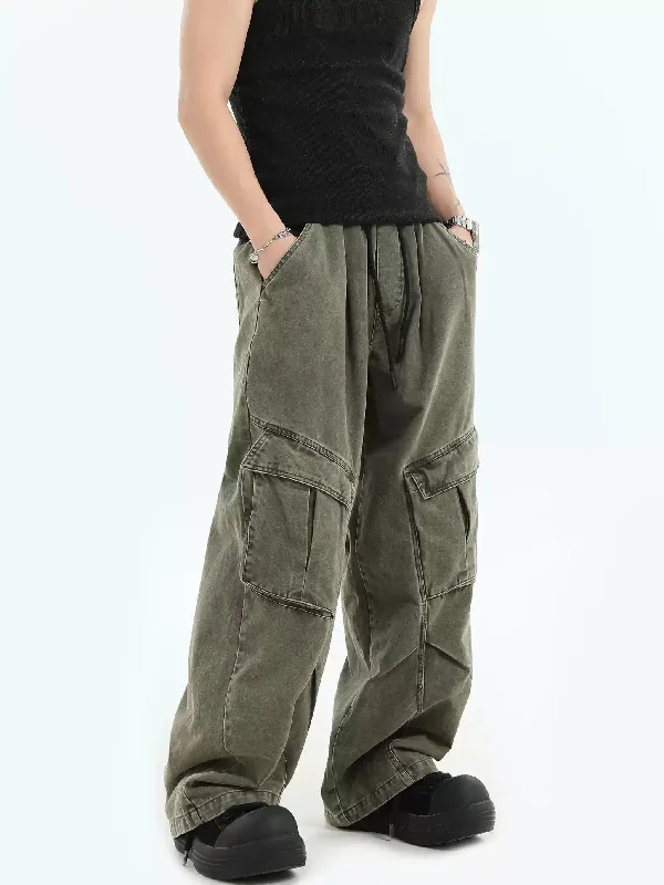 Exclusive Offers Tilt Pockets Workwear Cargo Jeans